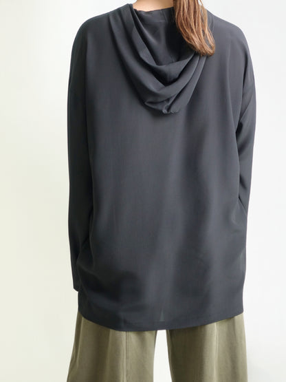 BOY XL HOODIE BLACK SILK