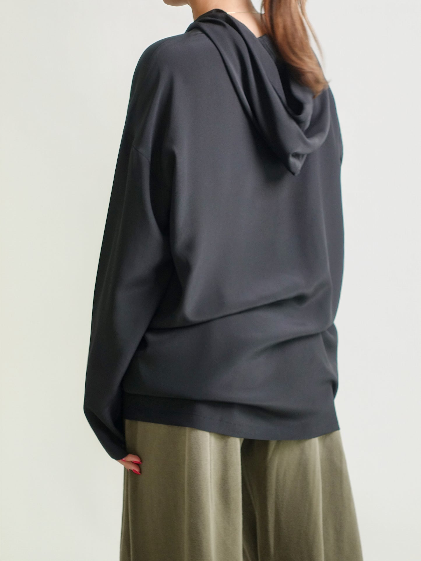BOY XL HOODIE BLACK SILK