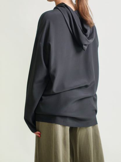 BOY XL HOODIE BLACK SILK