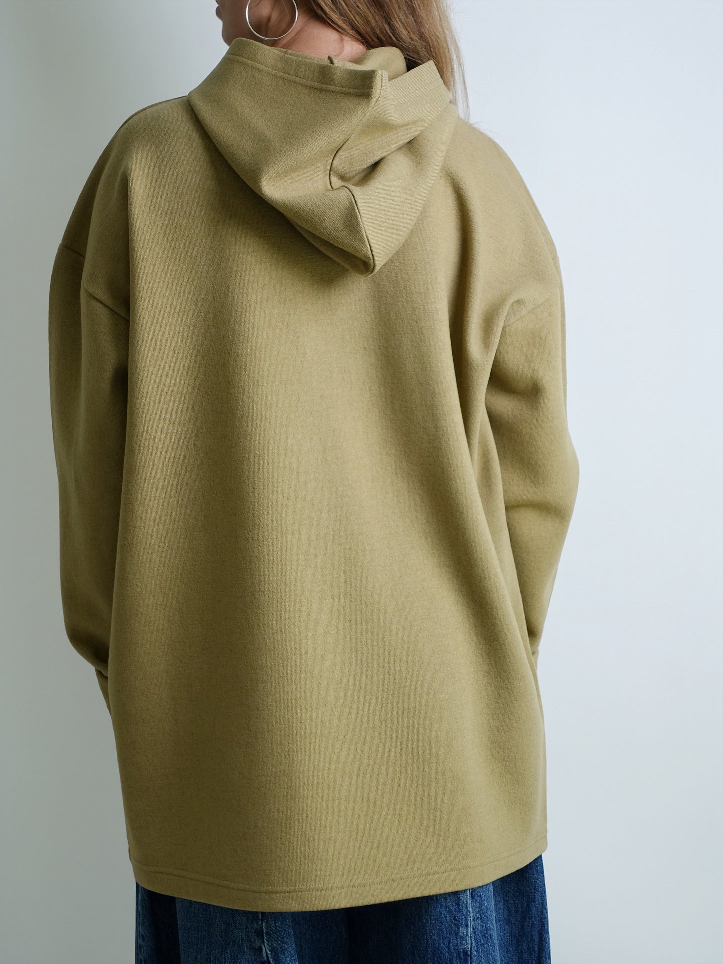 BOY XL HOODIE KAKI WOOL