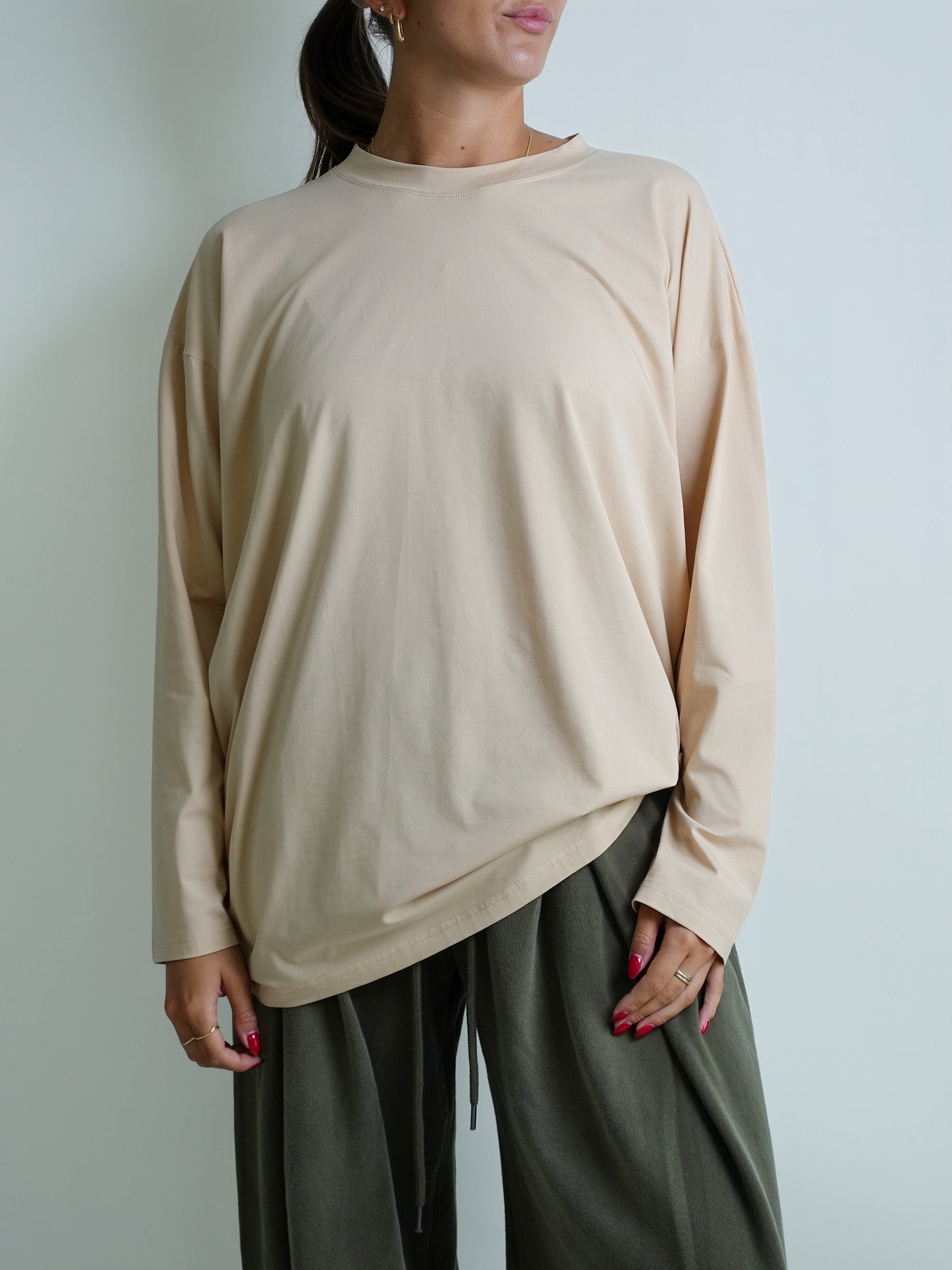BOY XL LONGSLEEVE SALMON JERSEY