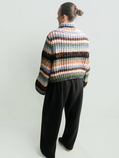 CHUNCKY MULTISTREAPE SWEATER MULTICOLOUR