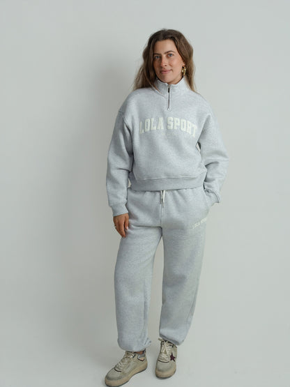 THE LOLA CLUB JAYLA PANTS GREY MELANGE