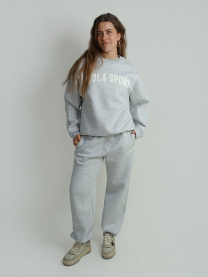 THE LOLA CLUB JAYLA SWEATER GREY MELANGE