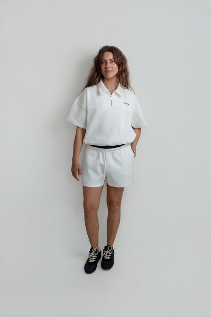 THE LOLA CLUB MILLIE SHORT WHITE