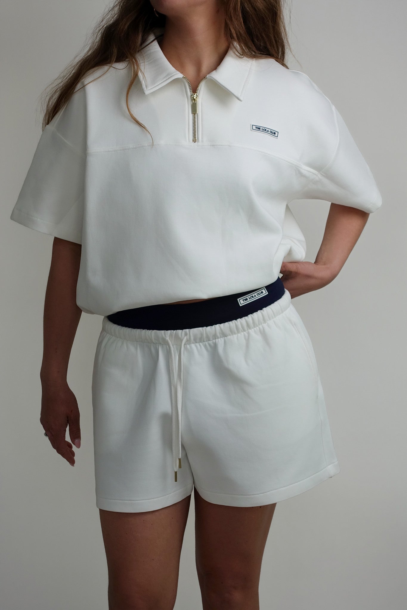 THE LOLA CLUB MILLIE SHORT WHITE