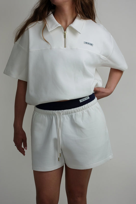 THE LOLA CLUB MILLIE SHORT WHITE