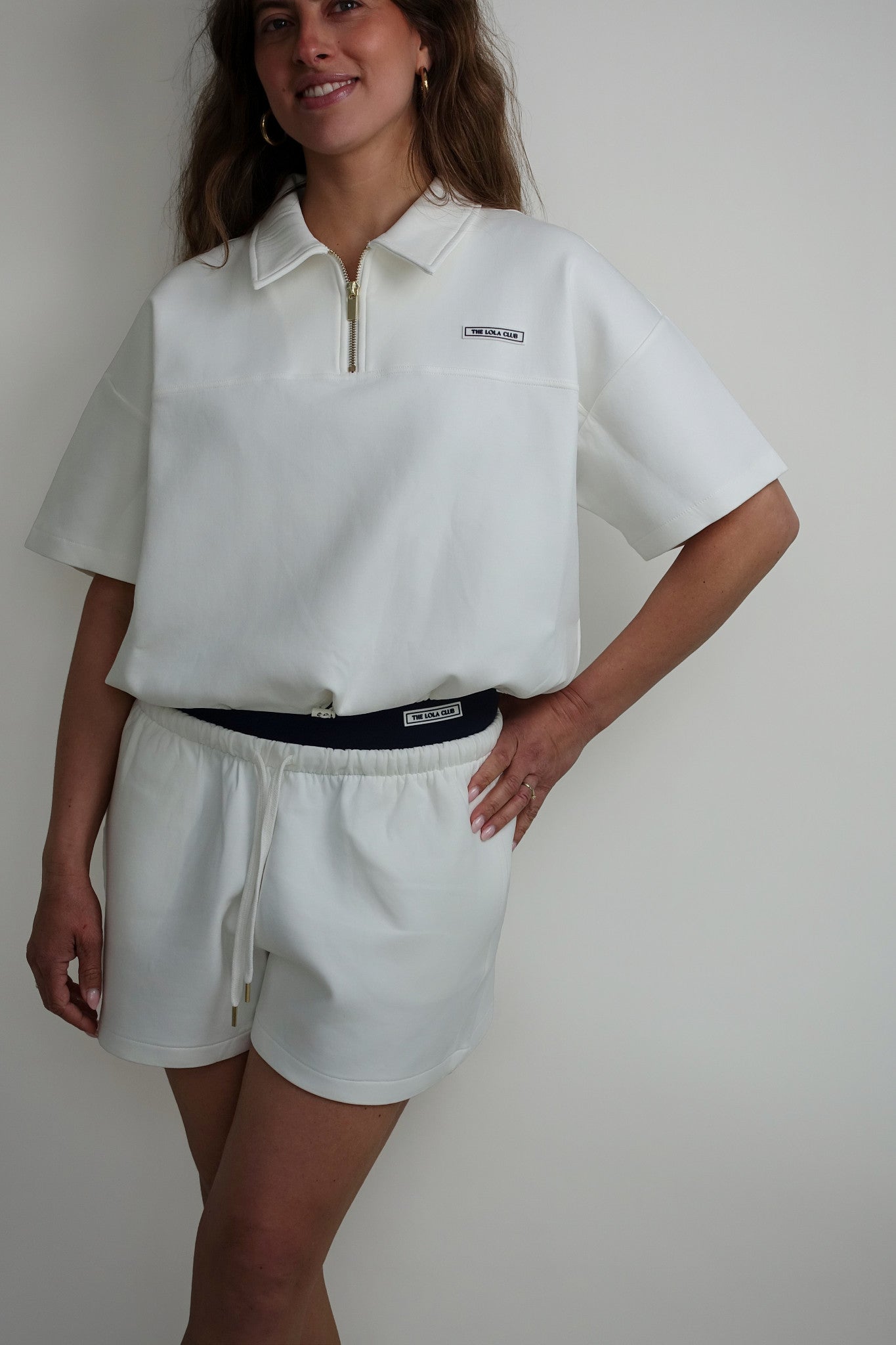 THE LOLA CLUB MILLIE SHORT WHITE