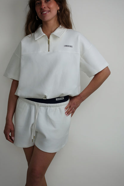 THE LOLA CLUB MILLIE SHORT WHITE