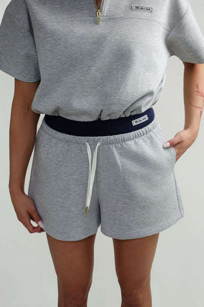 THE LOLA CLUB MILLIE SHORT GREY MELANGE