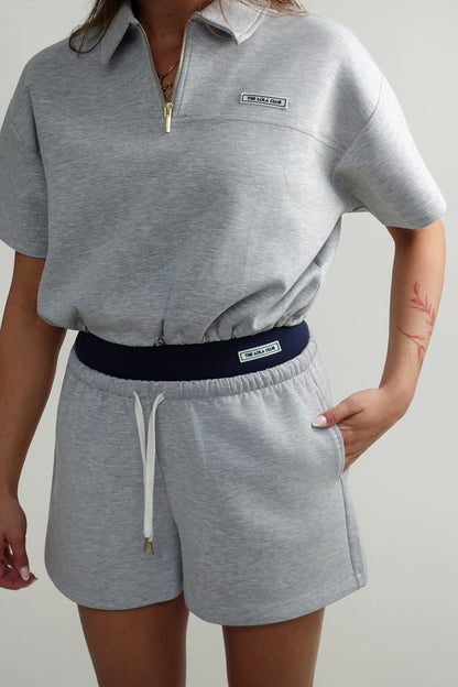 THE LOLA CLUB MILLIE SHORT GREY MELANGE