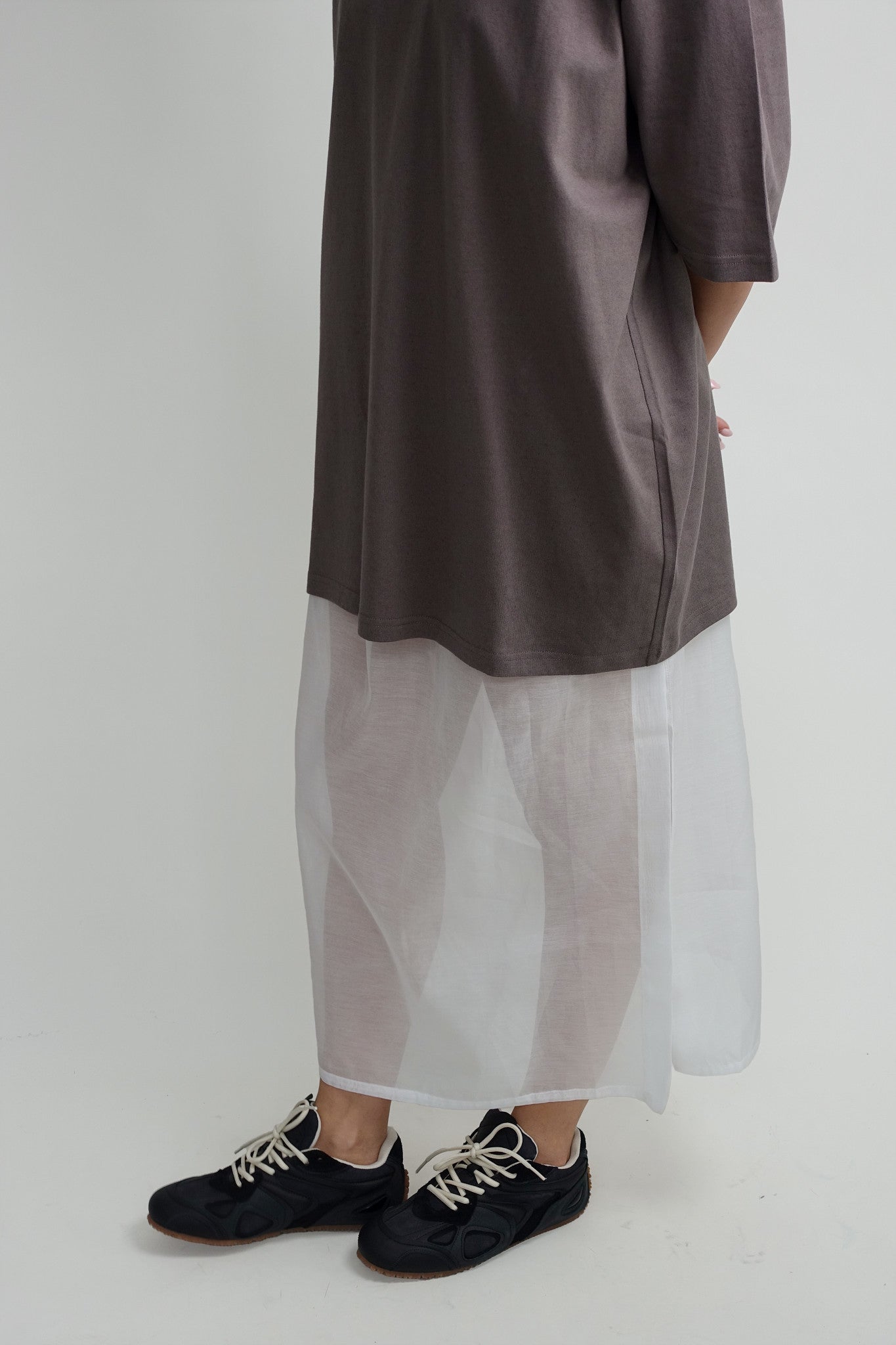 PENCIL XL WHITE COTTON SILKVOILE