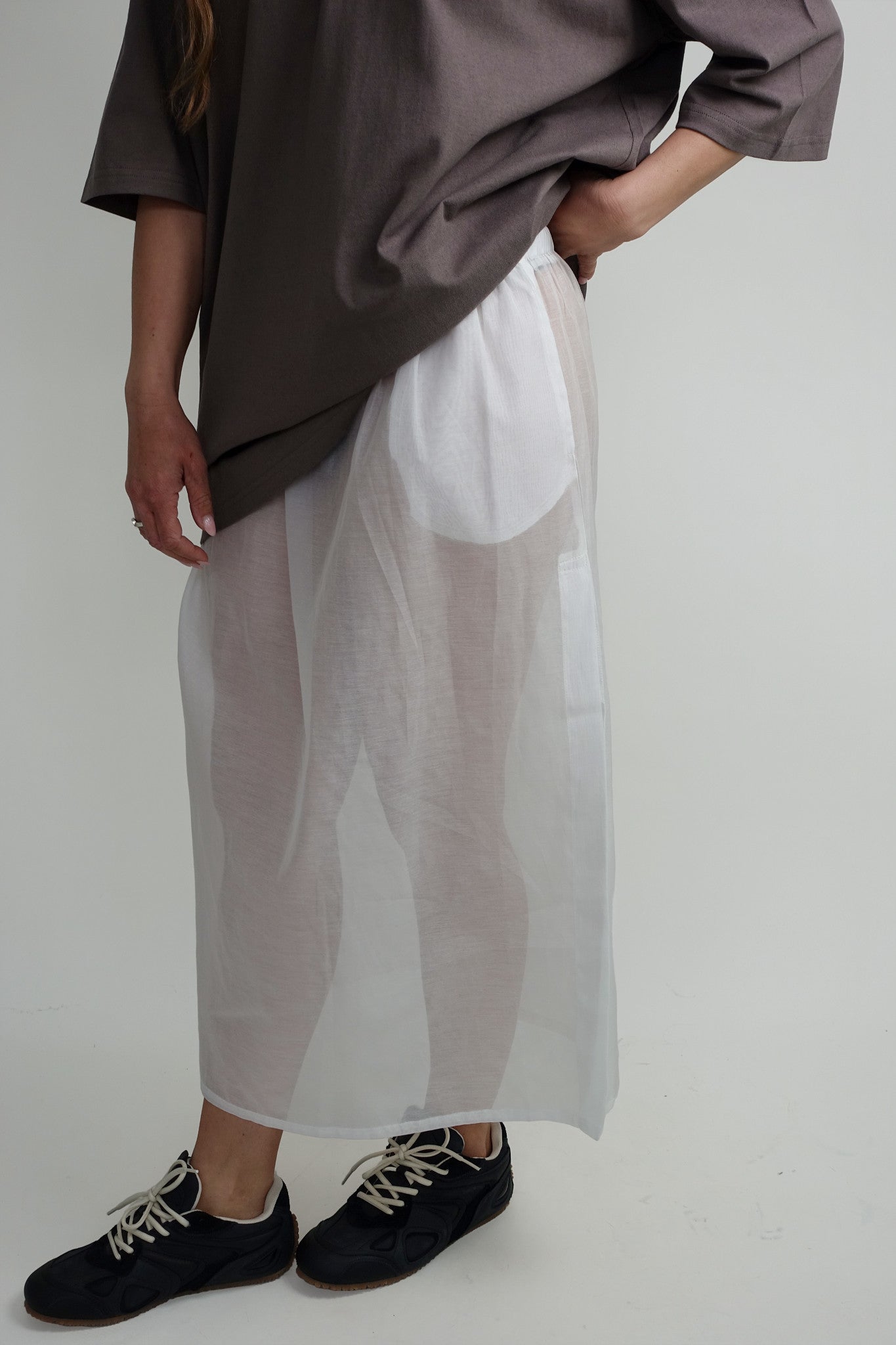 PENCIL XL WHITE COTTON SILKVOILE