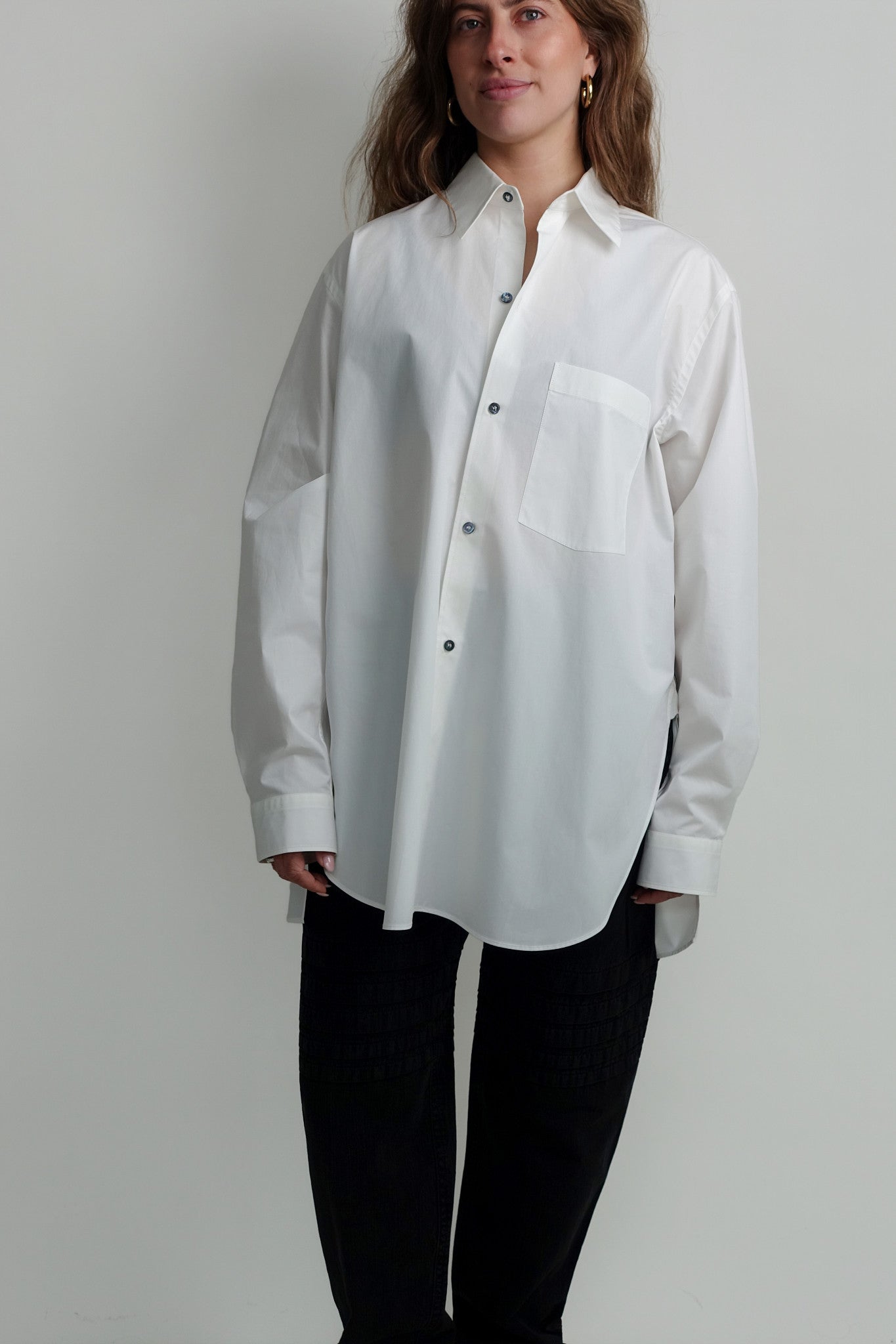 BRYNETH LONG SLEEVE SHIRT OFF-WHITE