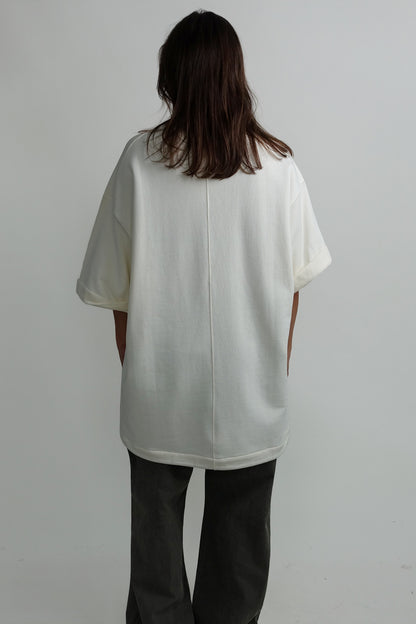 THRIVE T-SHIRT IVORY