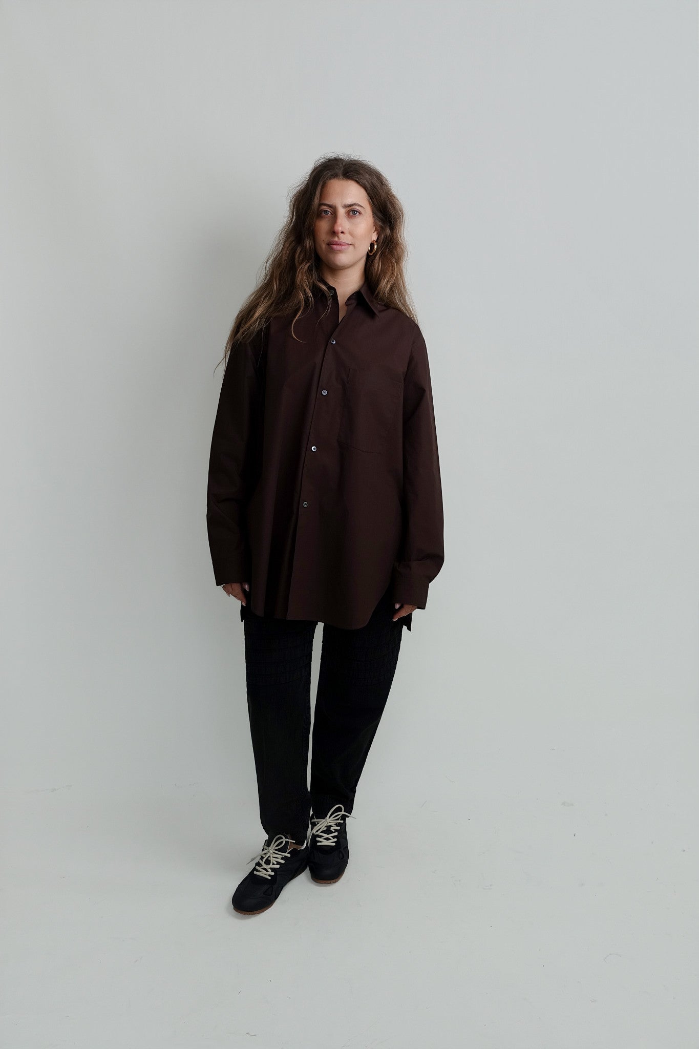 BRYNETH LONG SLEEVE SHIRT CACAO