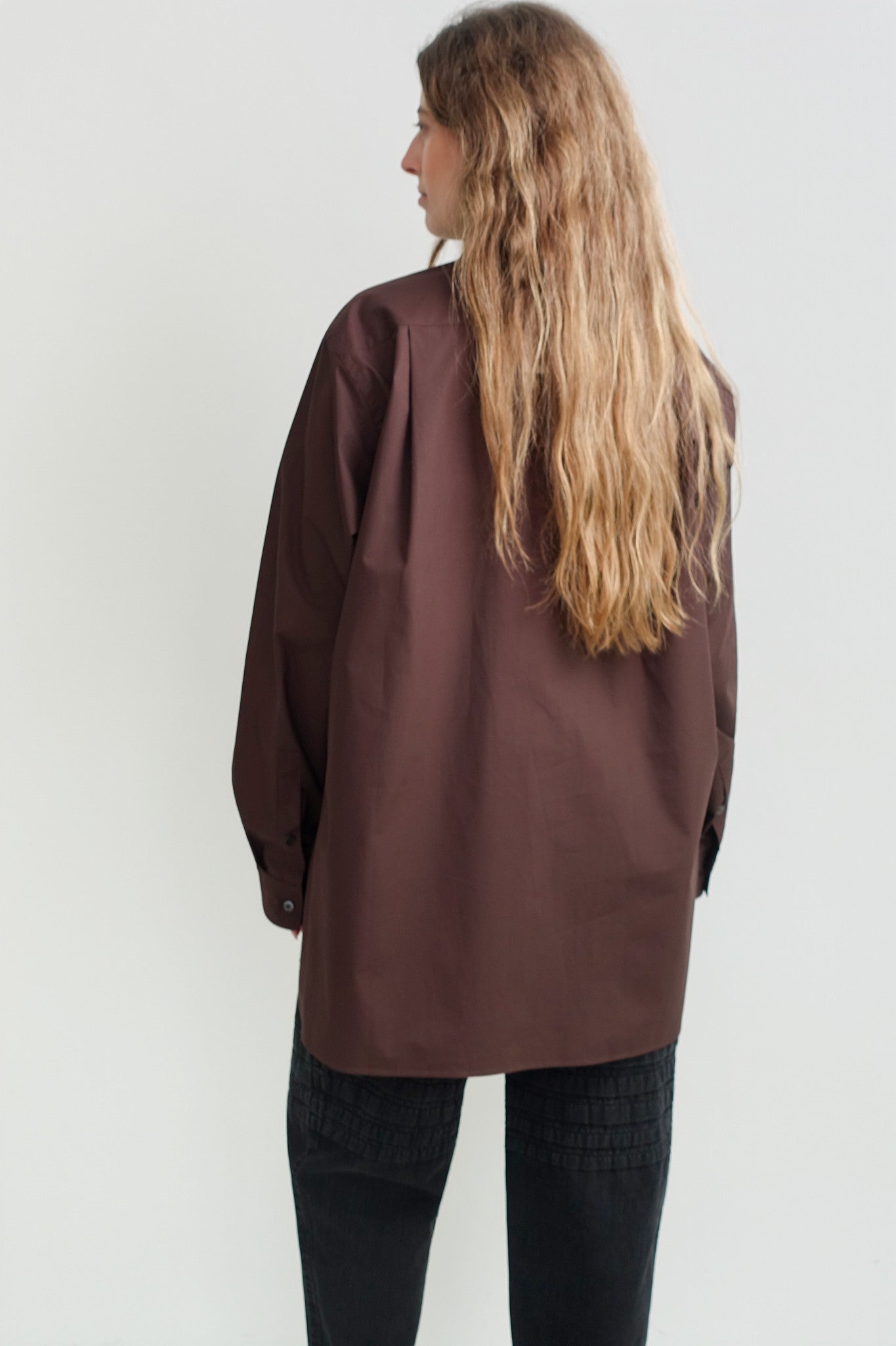 BRYNETH LONG SLEEVE SHIRT CACAO