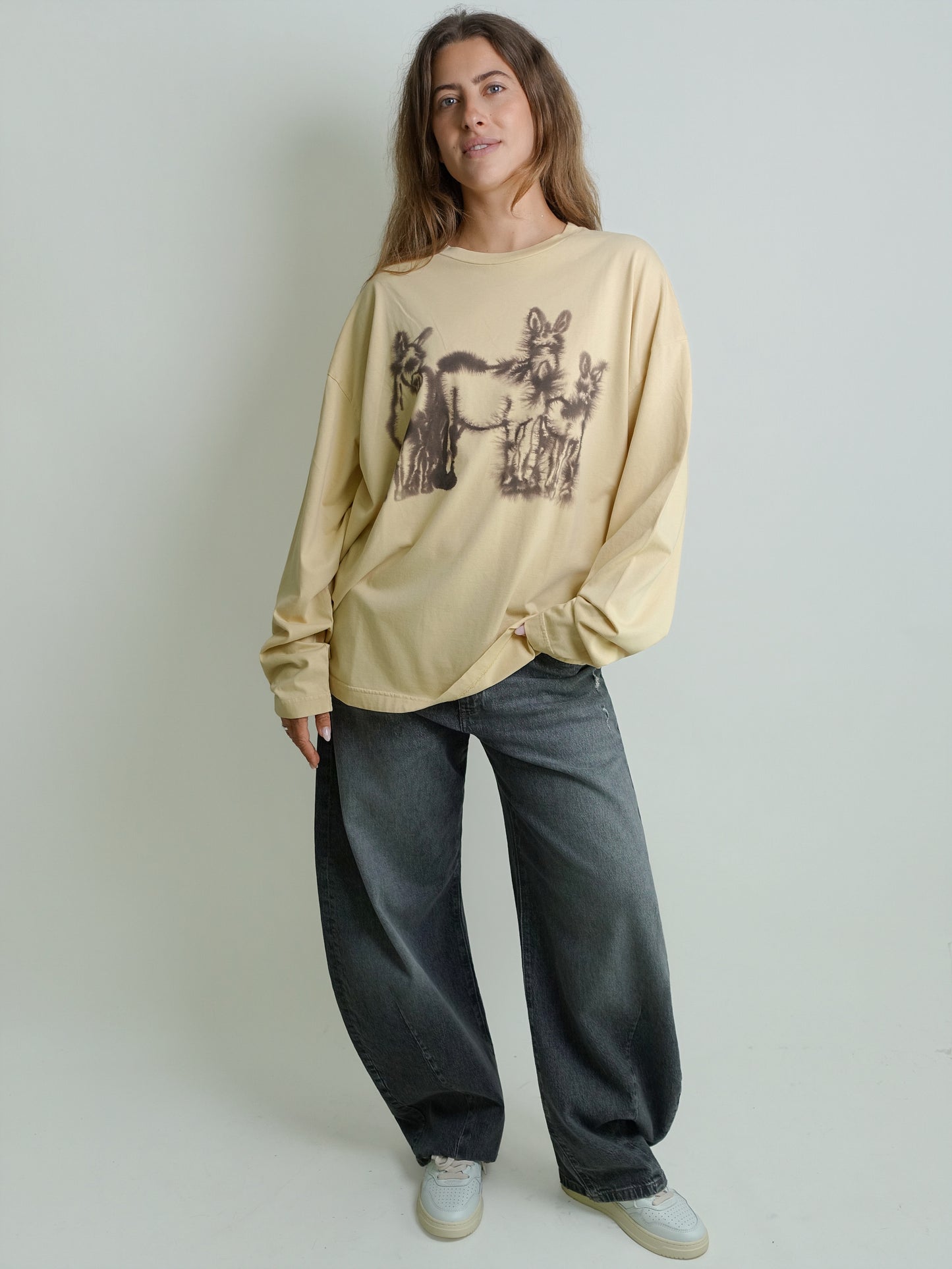 3 DONKEYS LONGSLEEVE