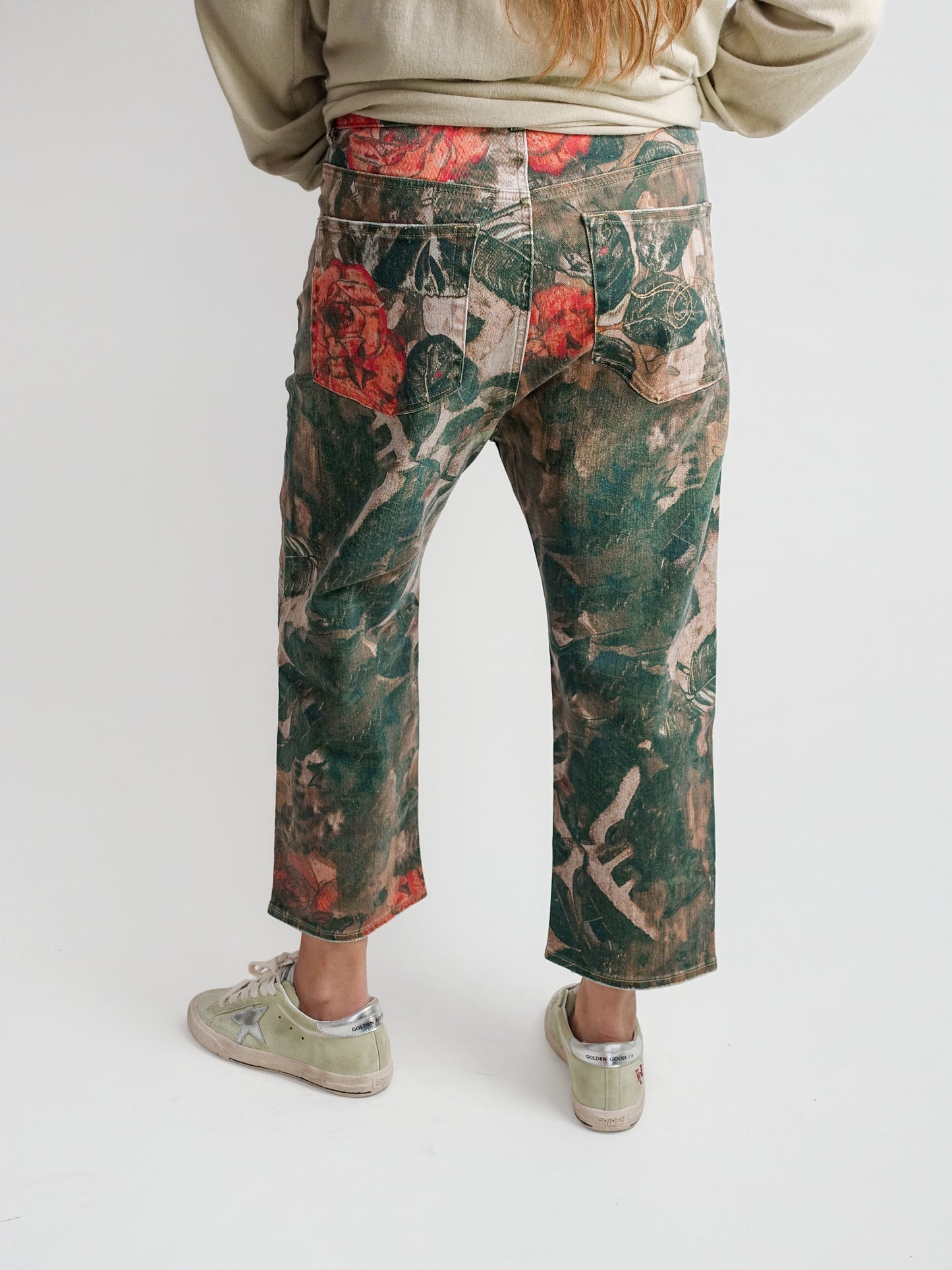 TAILORED DROP PRINTED CAMO ROSE