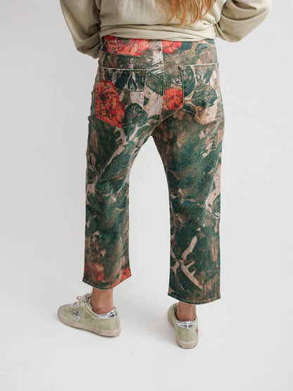 TAILORED DROP PRINTED CAMO ROSE