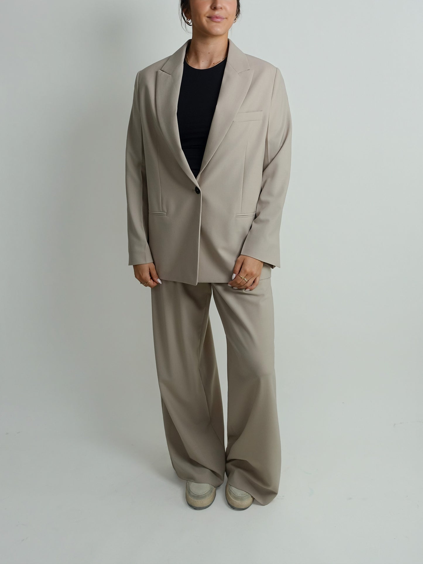 CONTEMPORARY BLAZER CLAY BEIGE