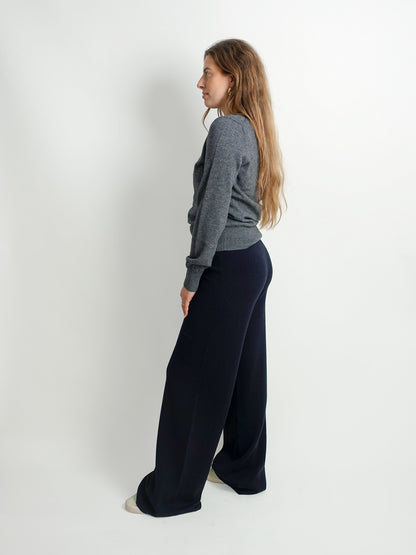 PANTS MERINO WOOL BLACK