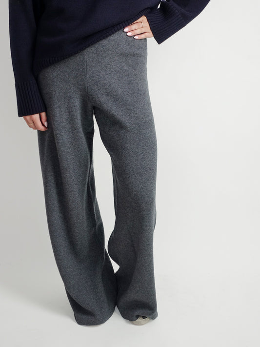 PANTS WOOL CASHMERE GREY