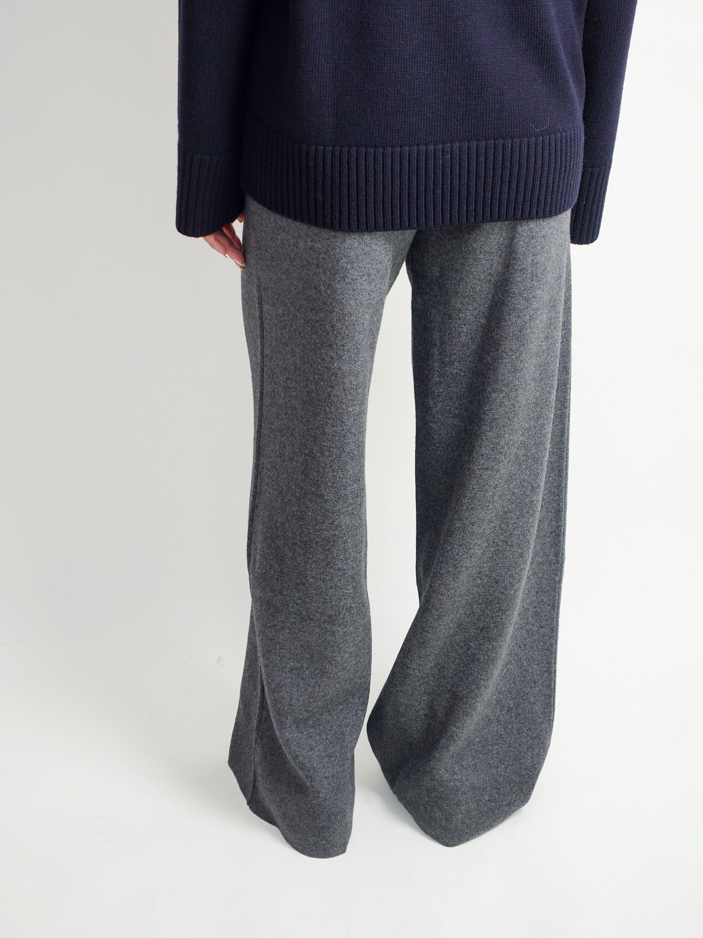 PANTS WOOL CASHMERE GREY