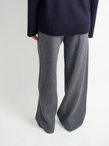 PANTS WOOL CASHMERE GREY