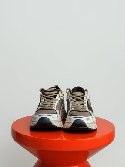 LIGHTSTAR MESH UPPER AND HEEL LEATHER TOE AND SPUR TPU STAR WHITE/BEIGE/BROWN