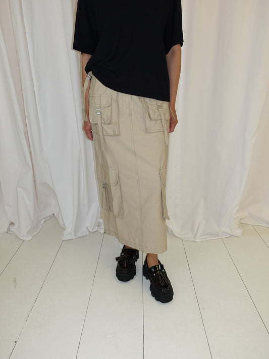 MID SKIRT BEIGE
