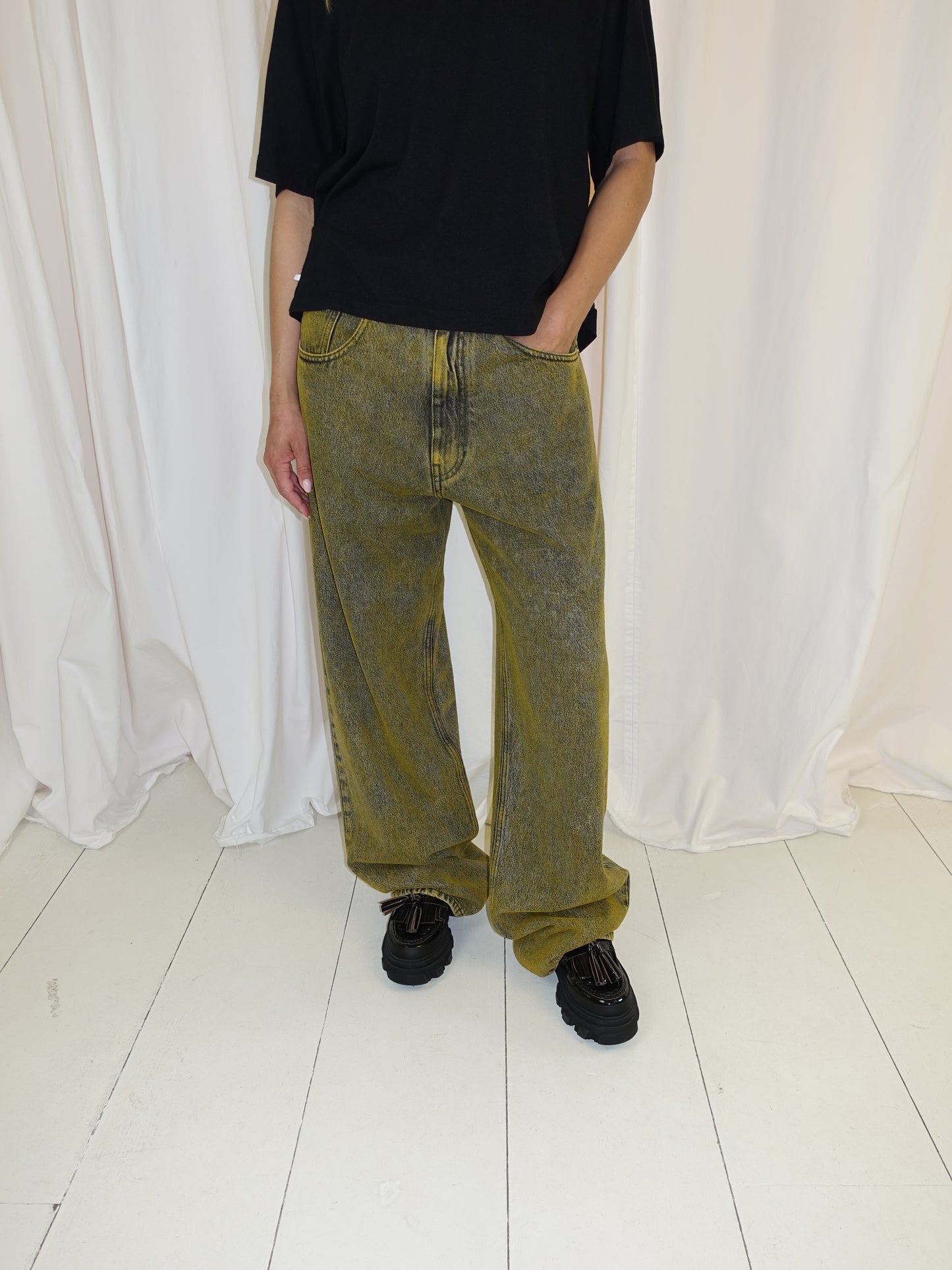 PANTS 5 POCKETS YELLOW