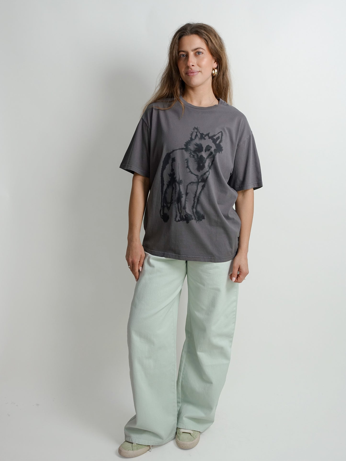 WOLF ADULT T-SHIRT NATURAL