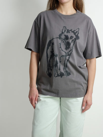 WOLF ADULT T-SHIRT NATURAL