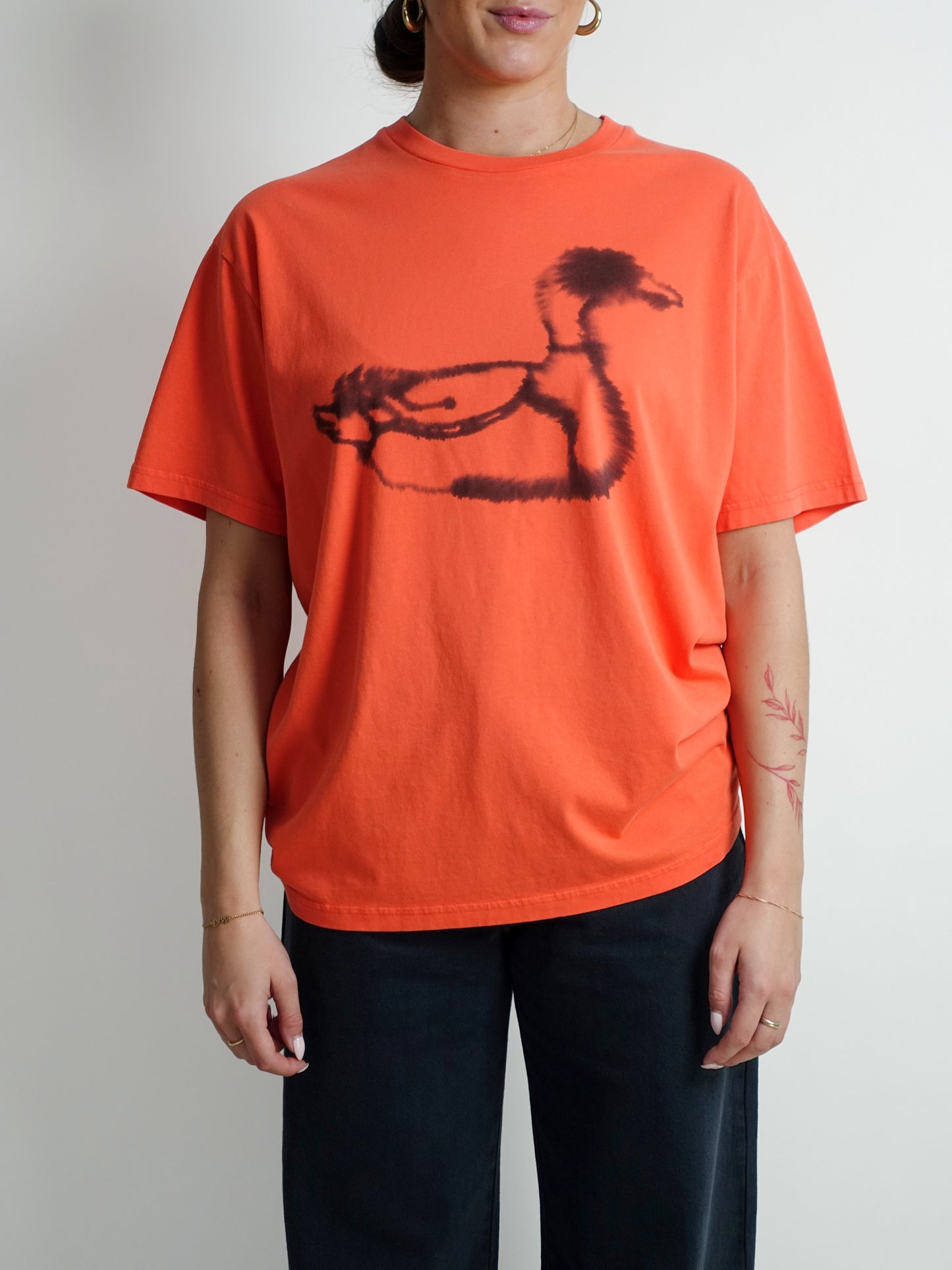 DUCK ADULT T-SHIRT NATURAL