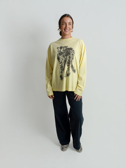 CHEETAH ADULT LONGSLEEVE NATURAL