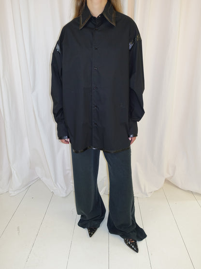 LONG-SLEEVED SHIRT BLACK