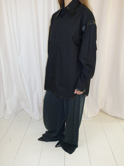 LONG-SLEEVED SHIRT BLACK