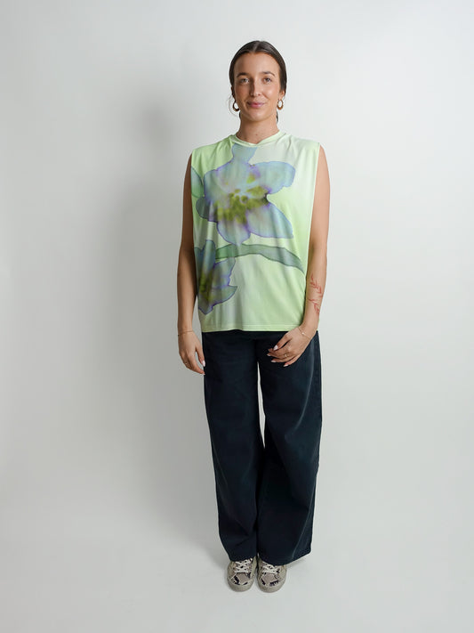 TABANSIR SLEEVELESS JERSEY TOP CITRINE OPHELIA