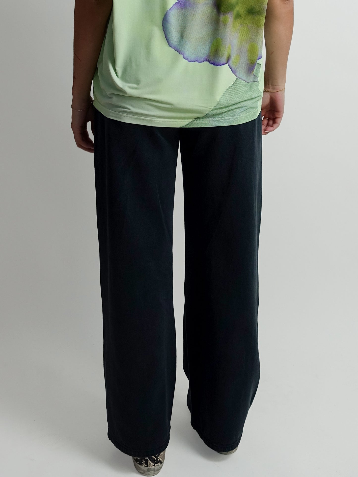 PULLOS WIDE FIT JEANS DEEP PETROL