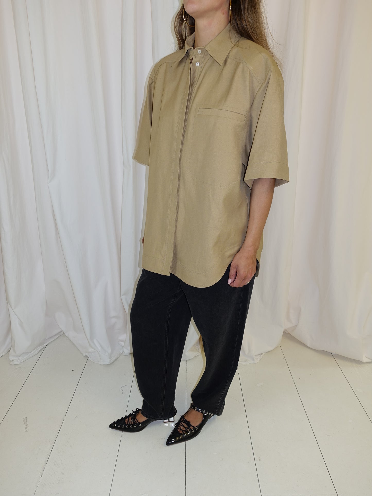 SHORT SLEEVE SHIRT MOHELI DUNE