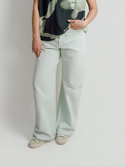 PULLOS WIDE FIT JEANS MINT MIST