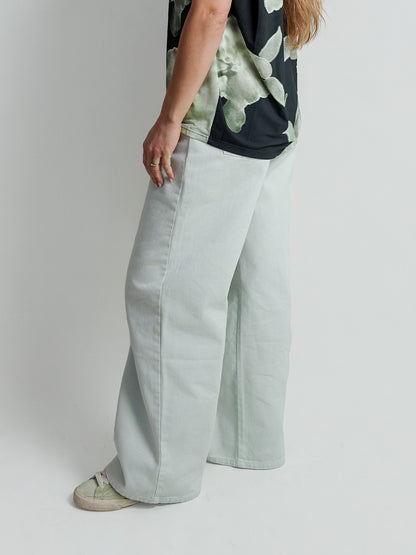 PULLOS WIDE FIT JEANS MINT MIST