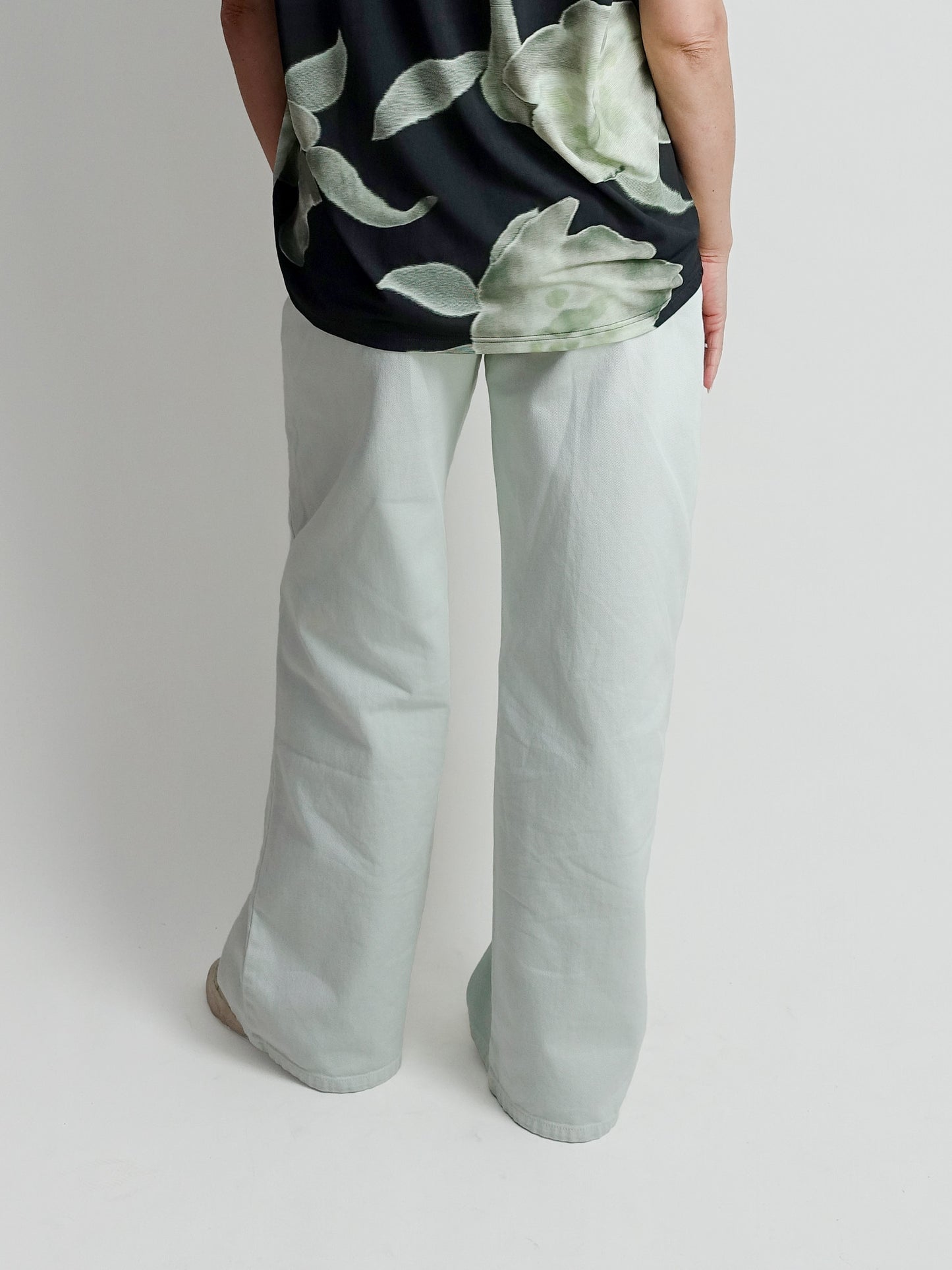 PULLOS WIDE FIT JEANS MINT MIST