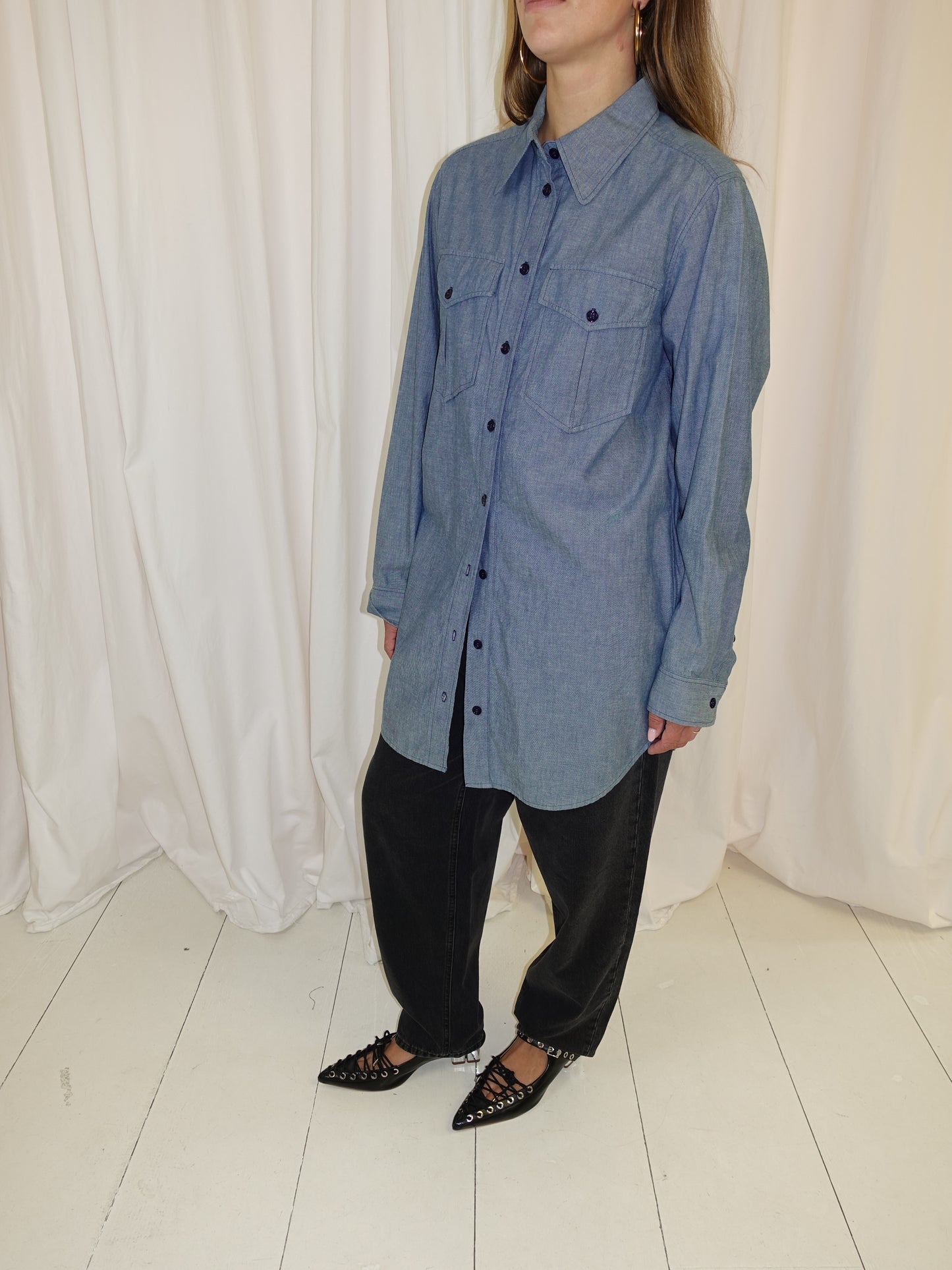 ROBE BRIDGET GREYISH BLUE