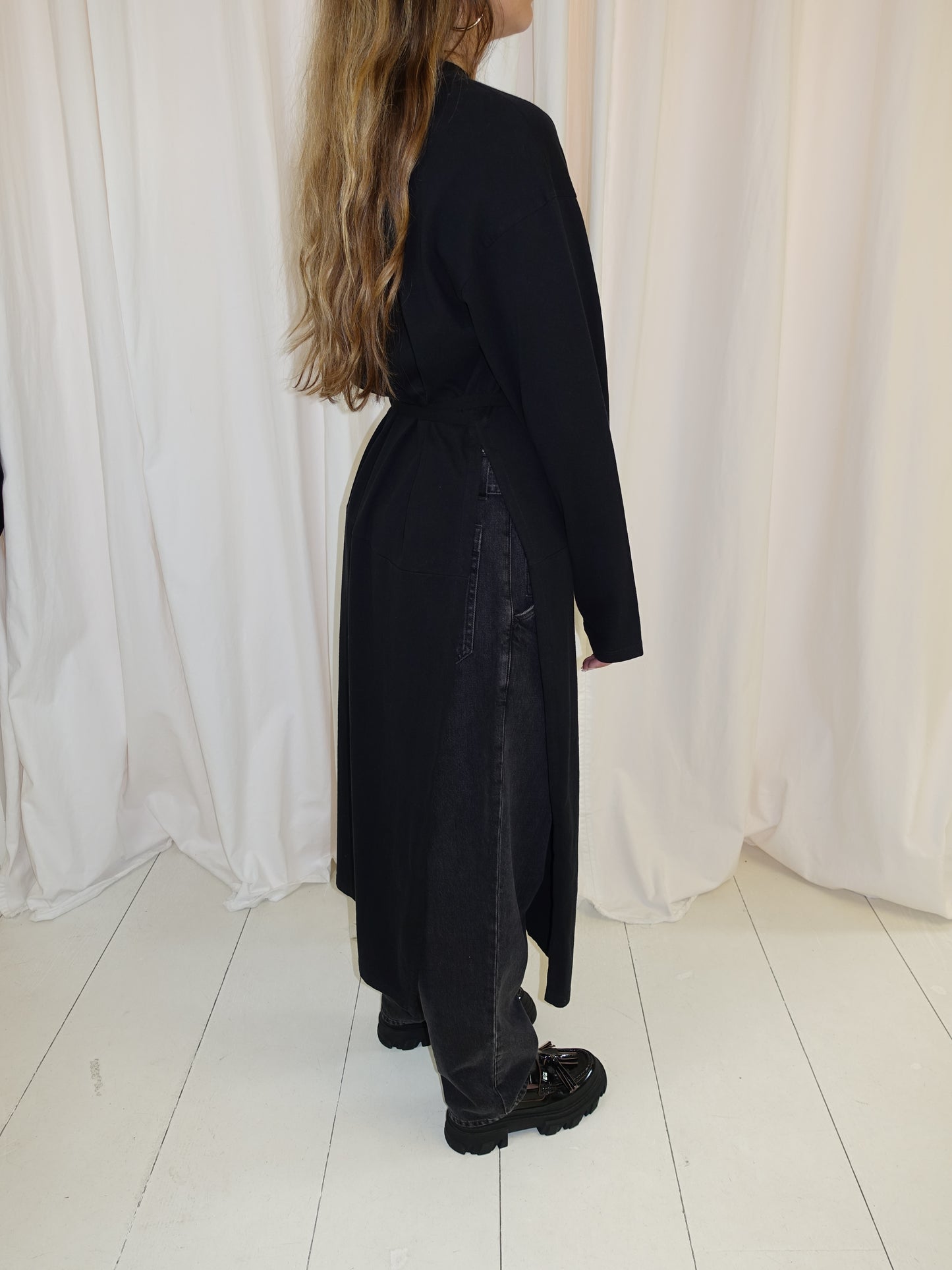 T-SHIRT BLACK/BLUE DRESS