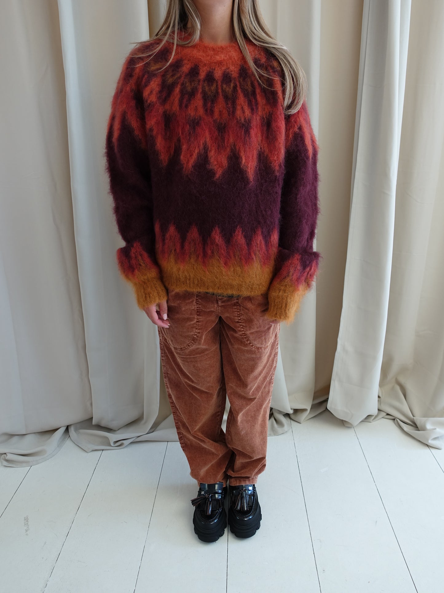 NATANIA PULLOVER BURGUNDY