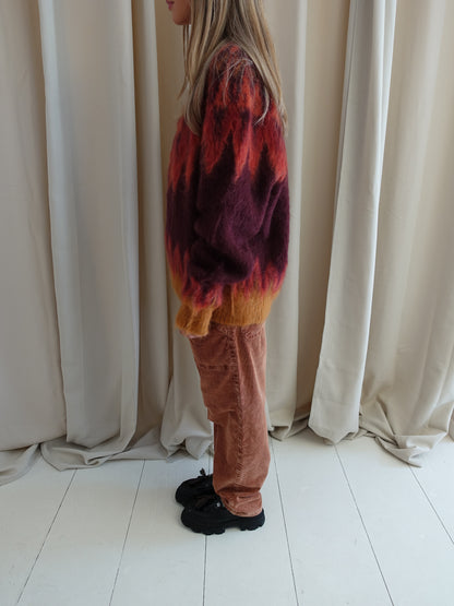 NATANIA PULLOVER BURGUNDY