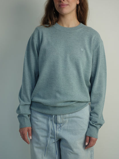 CREWNECK SWEATER DUSTY BLUE