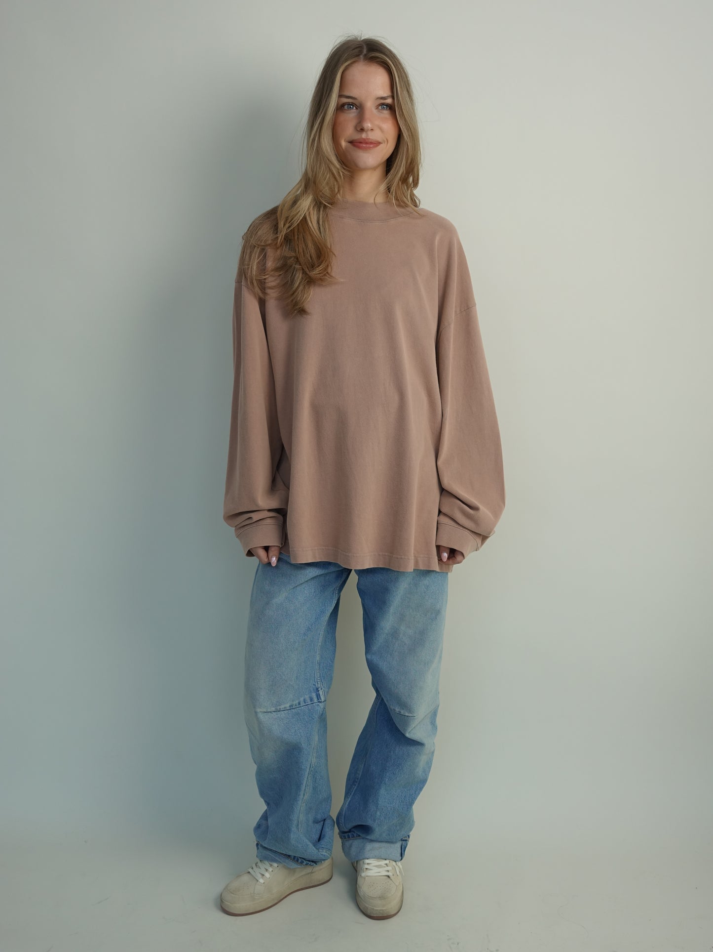 LONG SLEEVE T-SHIRT LAVENDER PURPLE